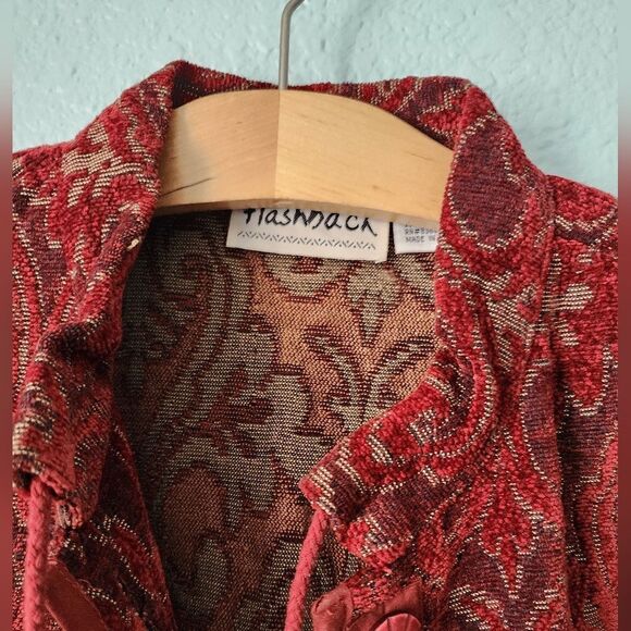 Flashback Jacket western Tapestry Red Patterned - Picture 2 of 15